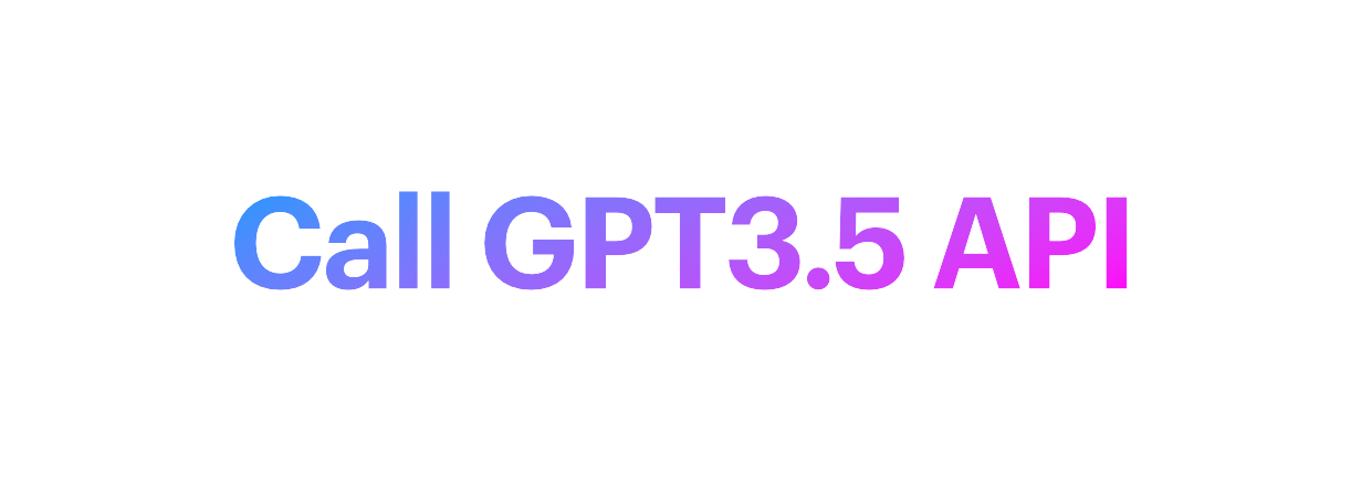 GPT3 API